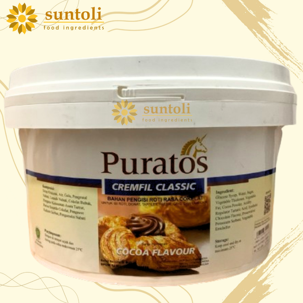 

PURATOS CREMFIL CLASSIC COCOA / Filling Siap Pakai Rasa Coklat - 5 kg