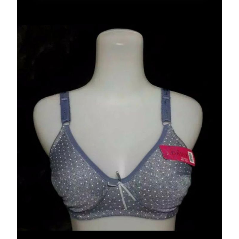 Sport Bra Remaja Wanita Bh Daisy 7070 BH Tanpa Busa Tanpa Kawat Polkadot
