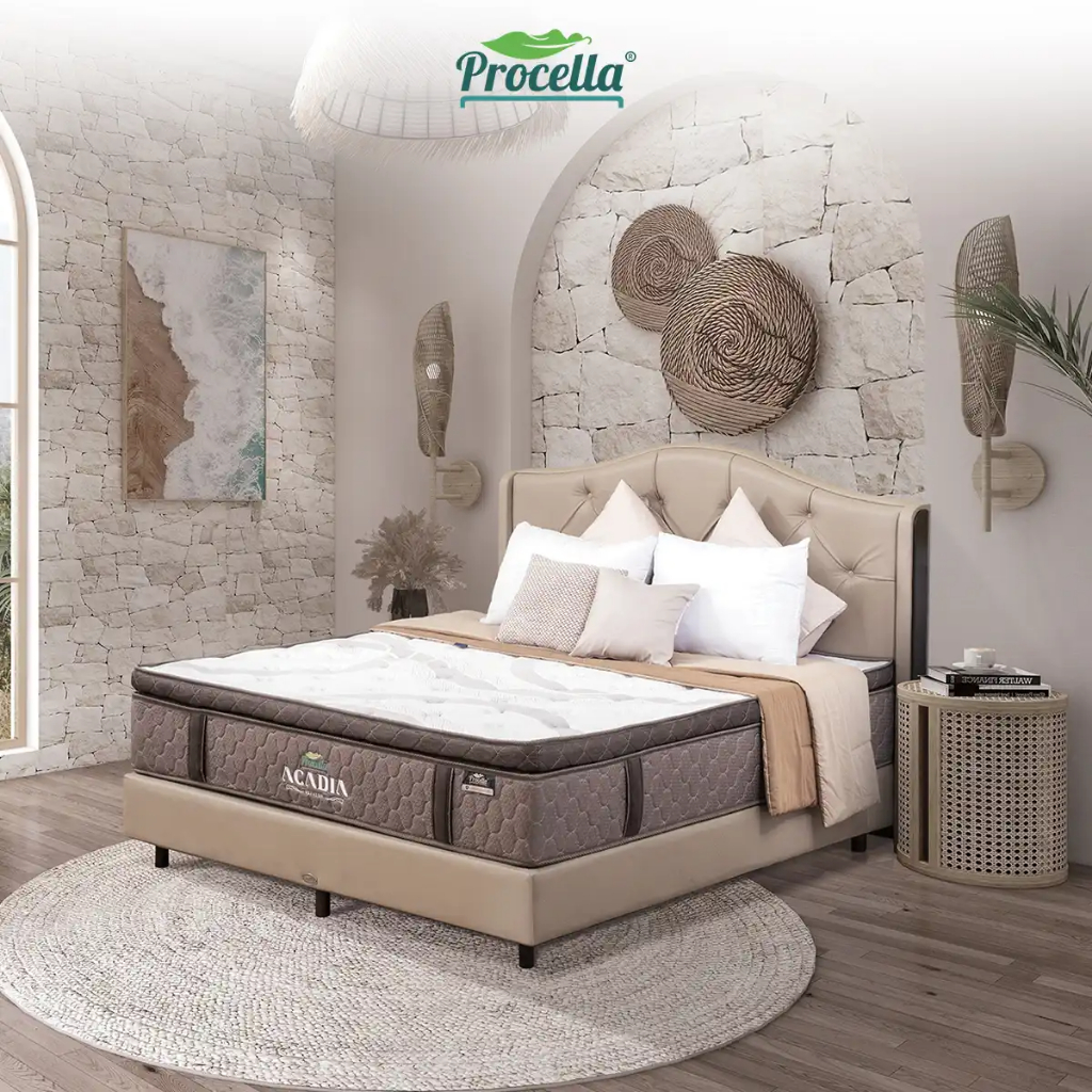 Procella Spring Bed Acadia | Kasur Only dan Full Set | 100/120/160/180/200x200 | SP Mattress