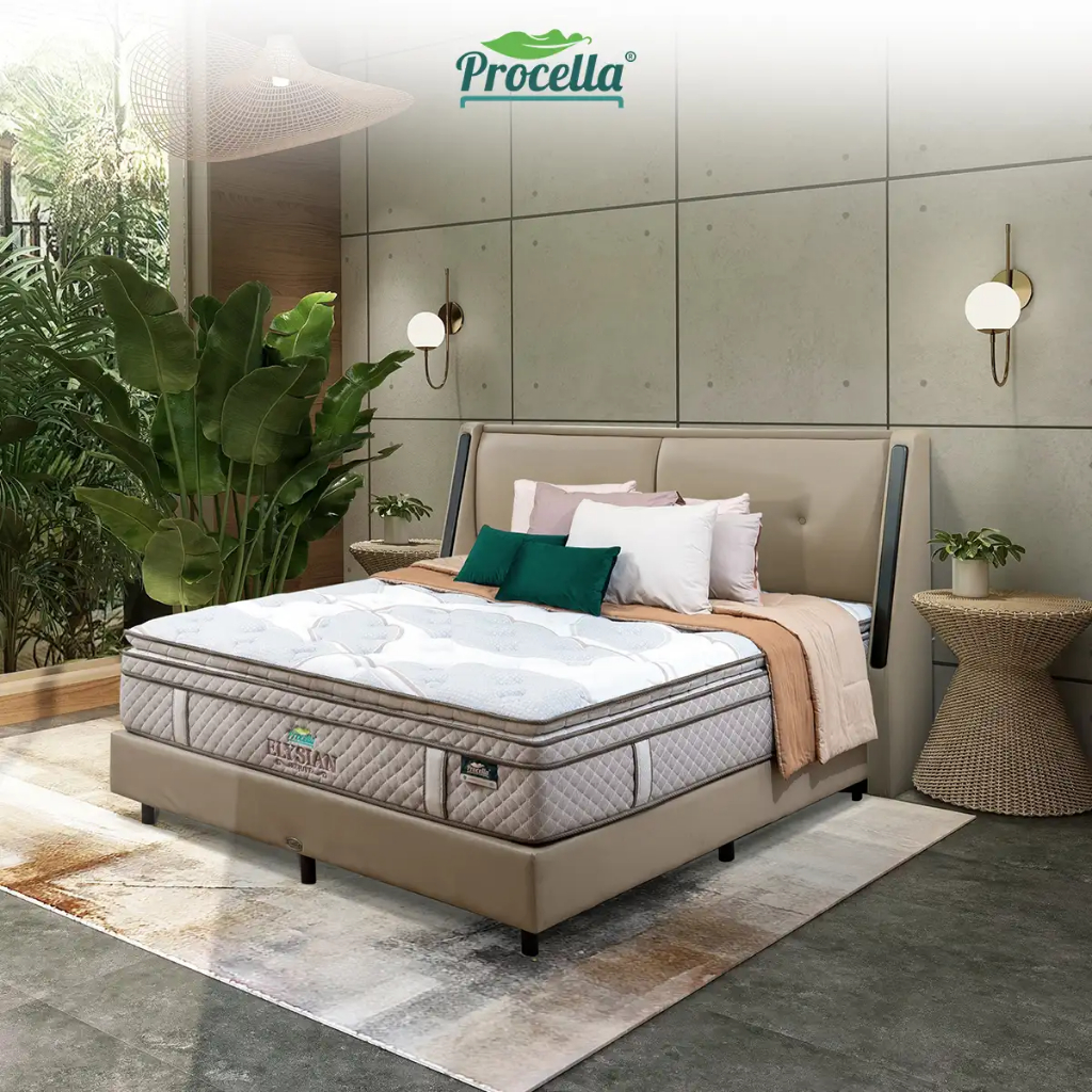 Procella Spring Bed Elysian | Kasur Only dan Full Set | 100/120/160/180/200x200 | SP Mattress