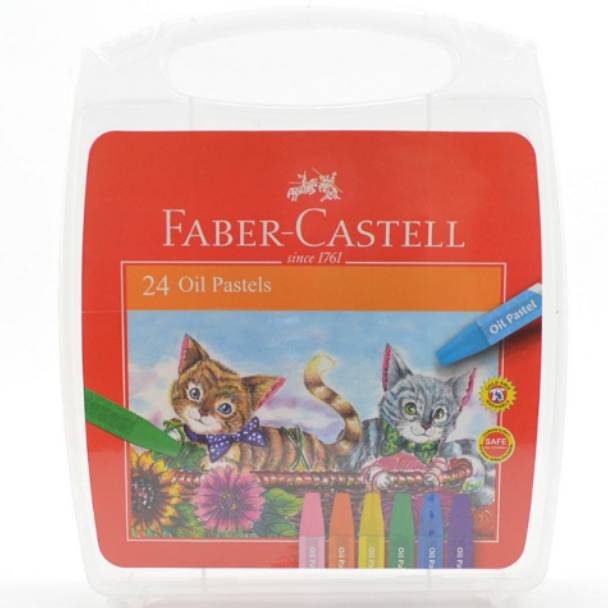 

KODE F74R Crayon 24 warna Hexagonal Oil Pastel 24 eco Faber Castell