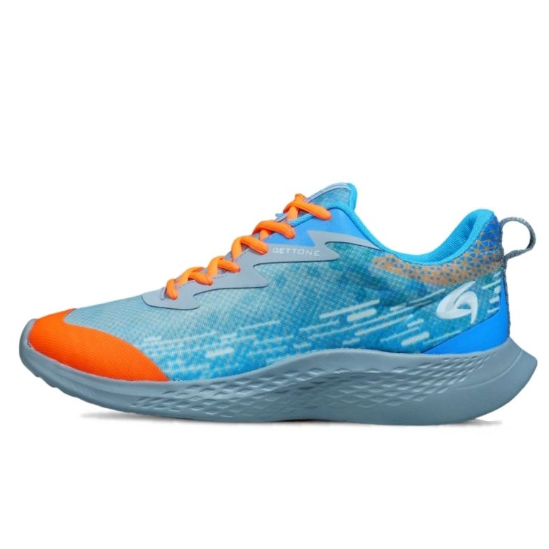 KODE G17T Gettone GT Flyknit Abu  Sepatu Running Sport Olahraga Voli Volly Senam gym lari pria wanit