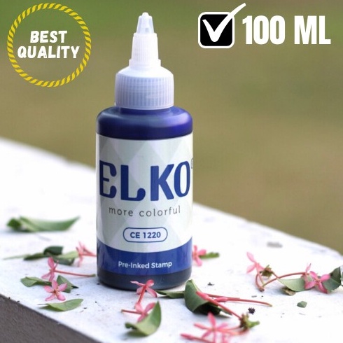 

KODE O82C Tinta Stempel Flash Trodat Otomatis Warna BIRU isi 1 ML ELKO Waterproof