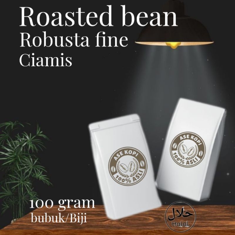 

biji kopi - bubuk kopi - Espresso - Roasted bean robusta Ciamis 100 gram