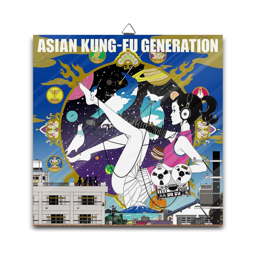 Poster dinding kayuASIAN KUNG FU GENERATION-JAPAN MUSICmaterial MDF