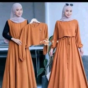 GAMIS REMAJA modis polos orange