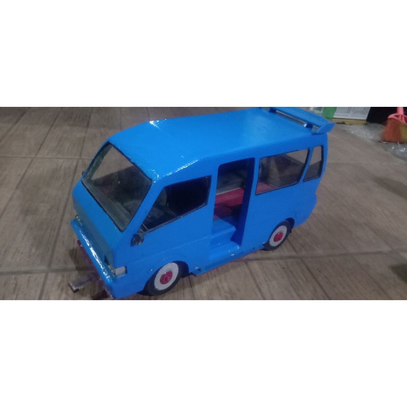 MINIATUR MOBIL ANGKOT UKURAN 40CM