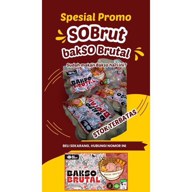 

bakso frozen sobrut