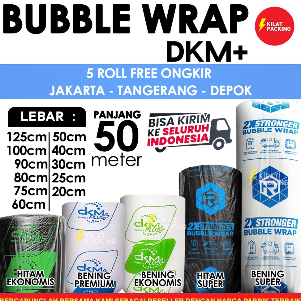 

Serba baru BUBBLE WRAP VARIAN UKURAN MURAH GROSIR DKM ROLL