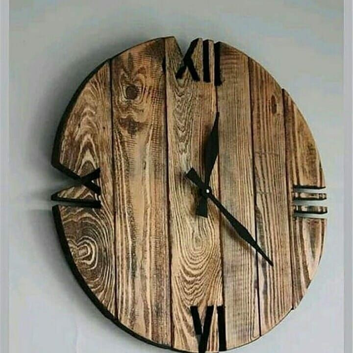 Jam dinding vintage unik kayu lawasan jam kayu jam unik kayu jam vintage jam dinding rustyc
