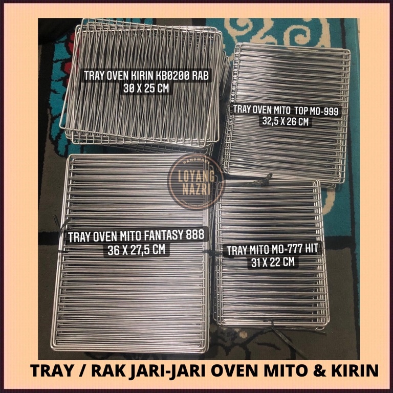 KODE T92W TRAY JARING  RAK JARI JARI OVEN MITO FANTASY MO 888 33 LITER  MITO 999  MITO TOP HIT 777 T