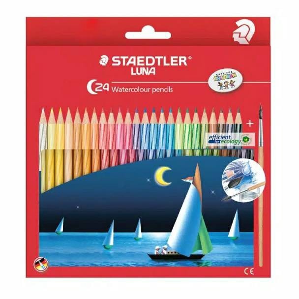 

KODE M83V Pensil Warna Staedtler Luna Watercolour 24 Color