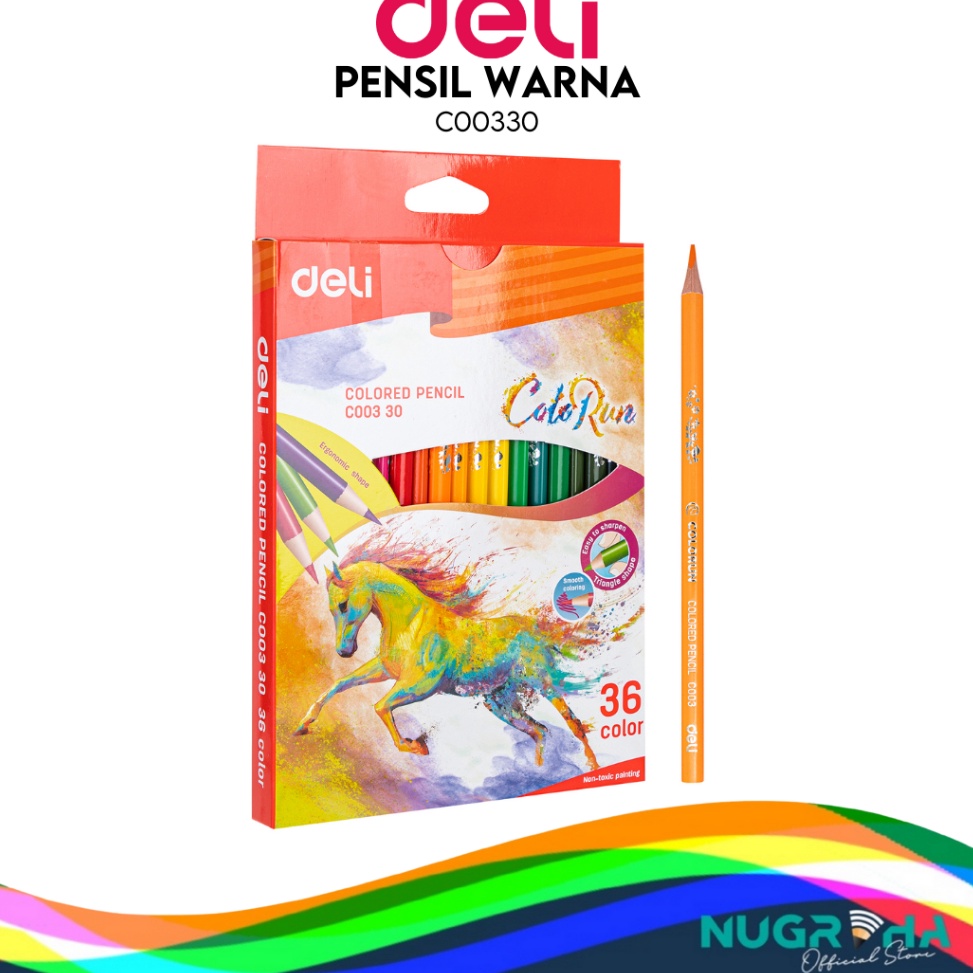 

KODE S76W DELI PENSIL WARNA PANJANG 36 WARNA C33