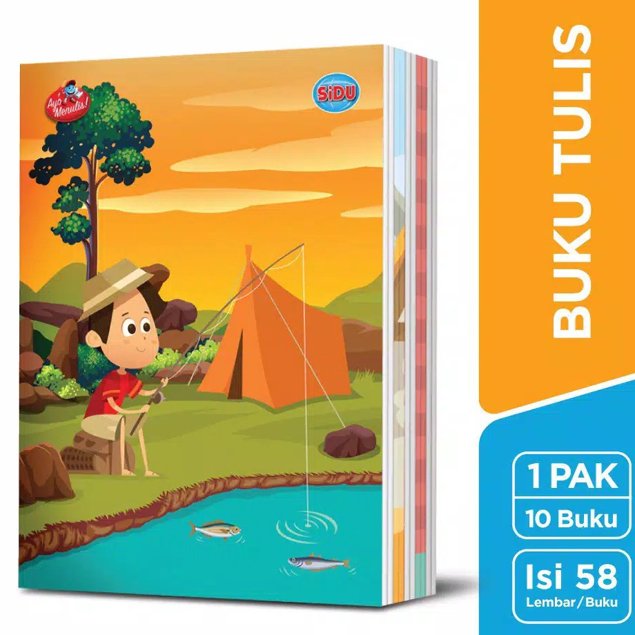 

Deal Now Buku Tulis SIDU isi 58 Lembar 1 Pack Isi 1 Buku