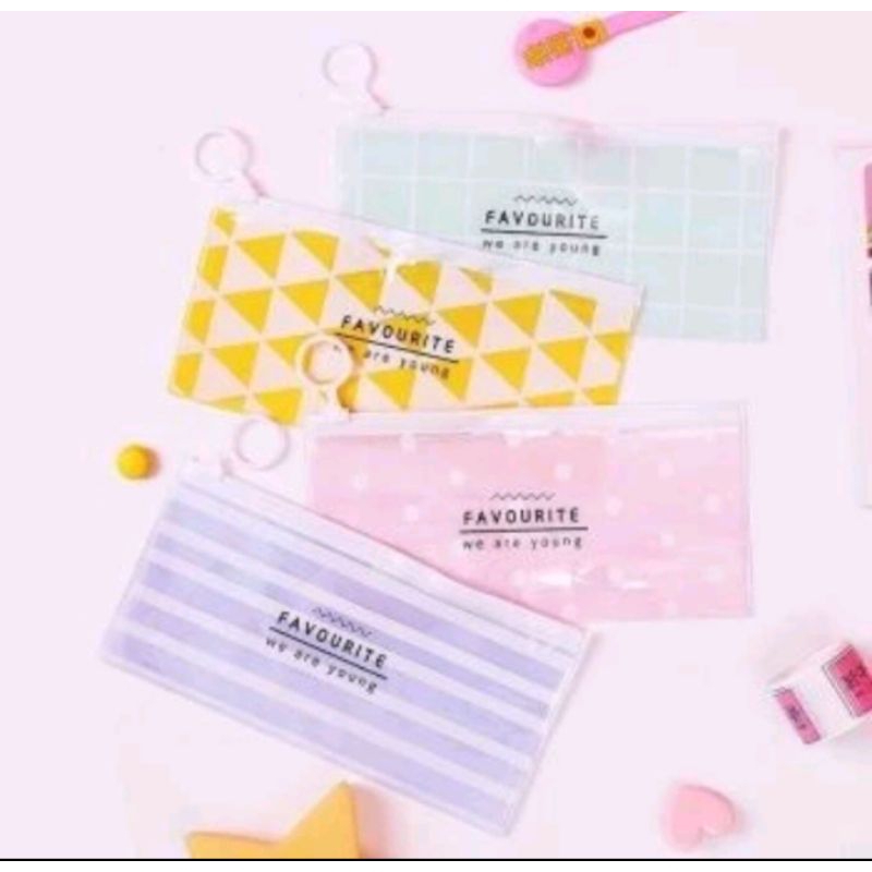 

TEMPAT PENSIL PULPE POUCH TRANSFARAN SERBAGUNA POUC ZIPPER
