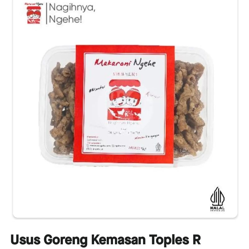 

Makaroni NGEHE Usus Goreng BOX REGULER