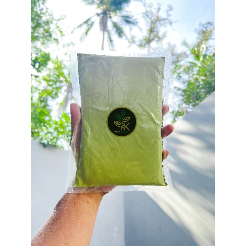 

fresh powder bubuk Purli bubuk daun purlik bubuk hiJau kalimantan