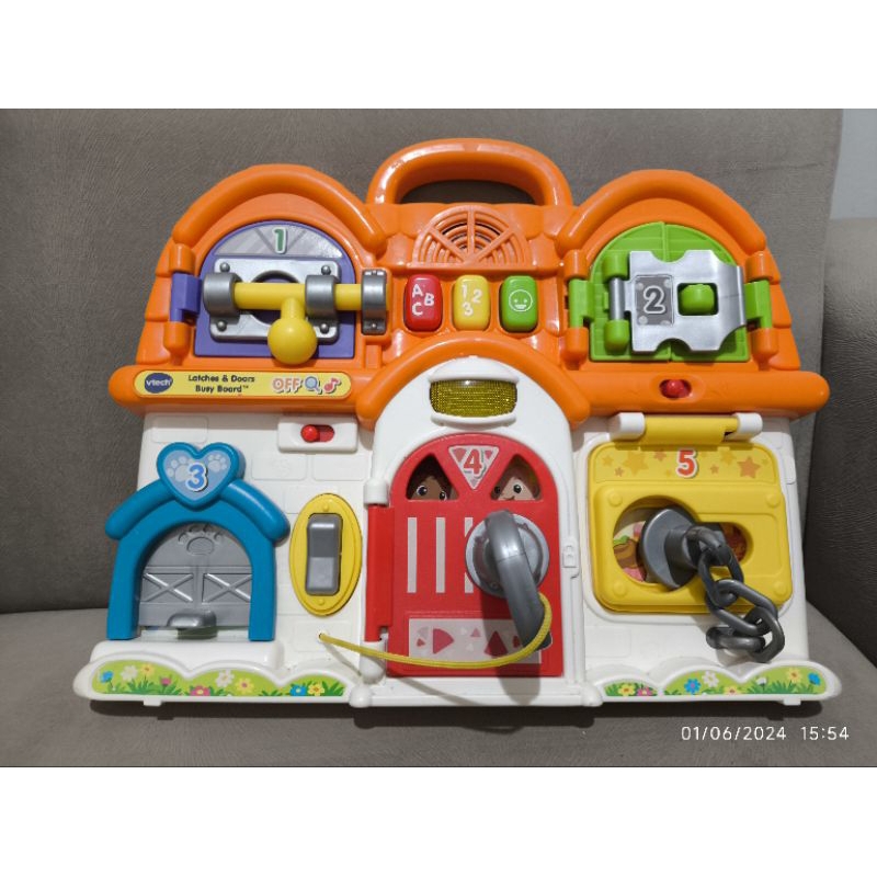 Vtech Latches & Doors Busy Board Preloved