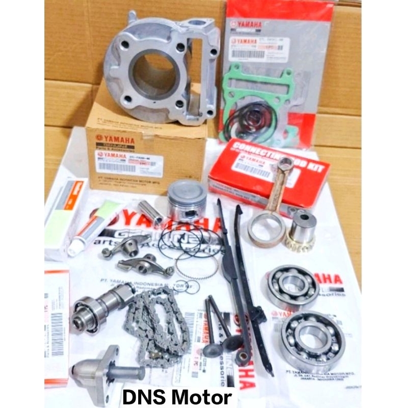 PAKET BLOK SEHER KOMPLIT 11 AITEM ISIAN MESIN YAMAHA MIO LAMA - MIO SPORTY - MIO SMILE - MIO SOUL LA