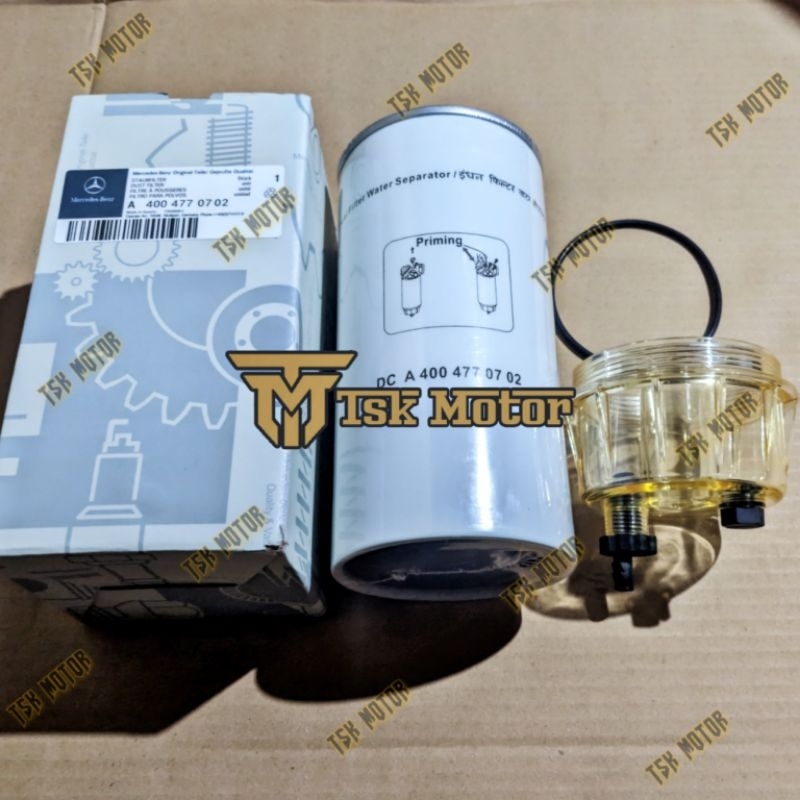 Filter solar bawah+bowl mercy axor 2523-2528 Fuso fj2523-2528 import