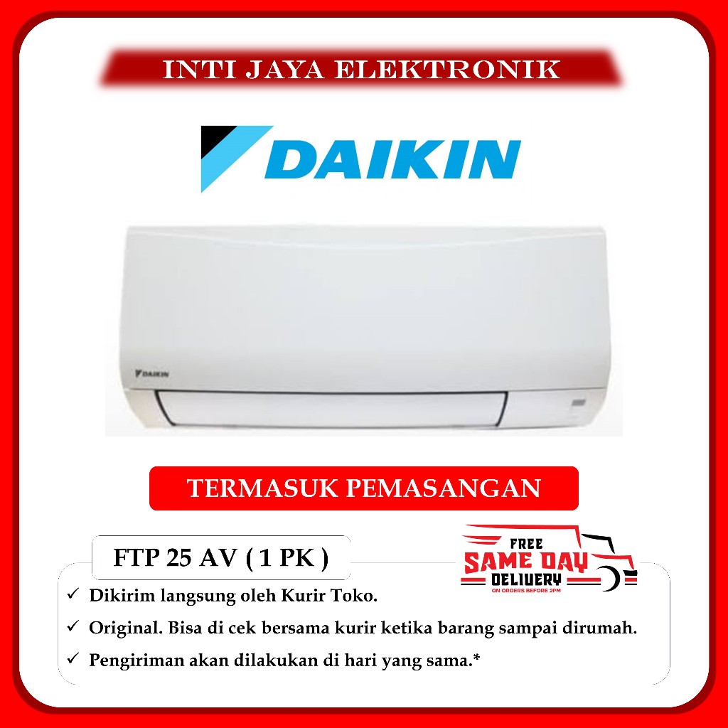 AC DAIKIN 1 PK INDONESIA  FTP 25AV14 1PK 25 AV14 FTP25AV 1PK