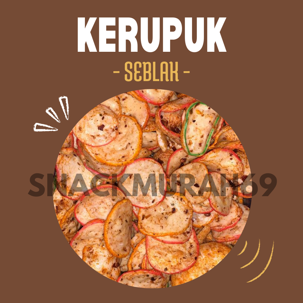 

Kerupuk Seblak Pedas Kencur 250 gram - 1 kg Termurah Terenak