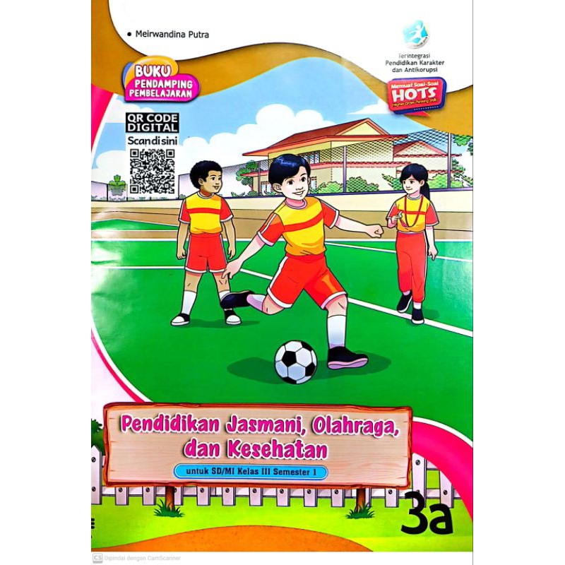 BUKU LKS SD MI K13 PJOK PENJASKES KELAS 3 KURIKULUM 2013 SEMESTER 1 GANJIL TA.2024-2025 | ZAMRUD