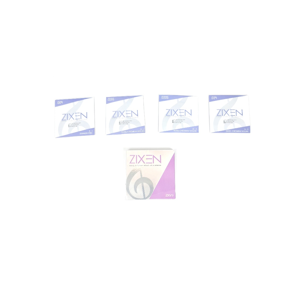 Promo Senar Biola Akustik / Elektrik Merk Zixen Tipe Zxv9 Bahan Nickel Chromium 1 Set Murah Jakarta