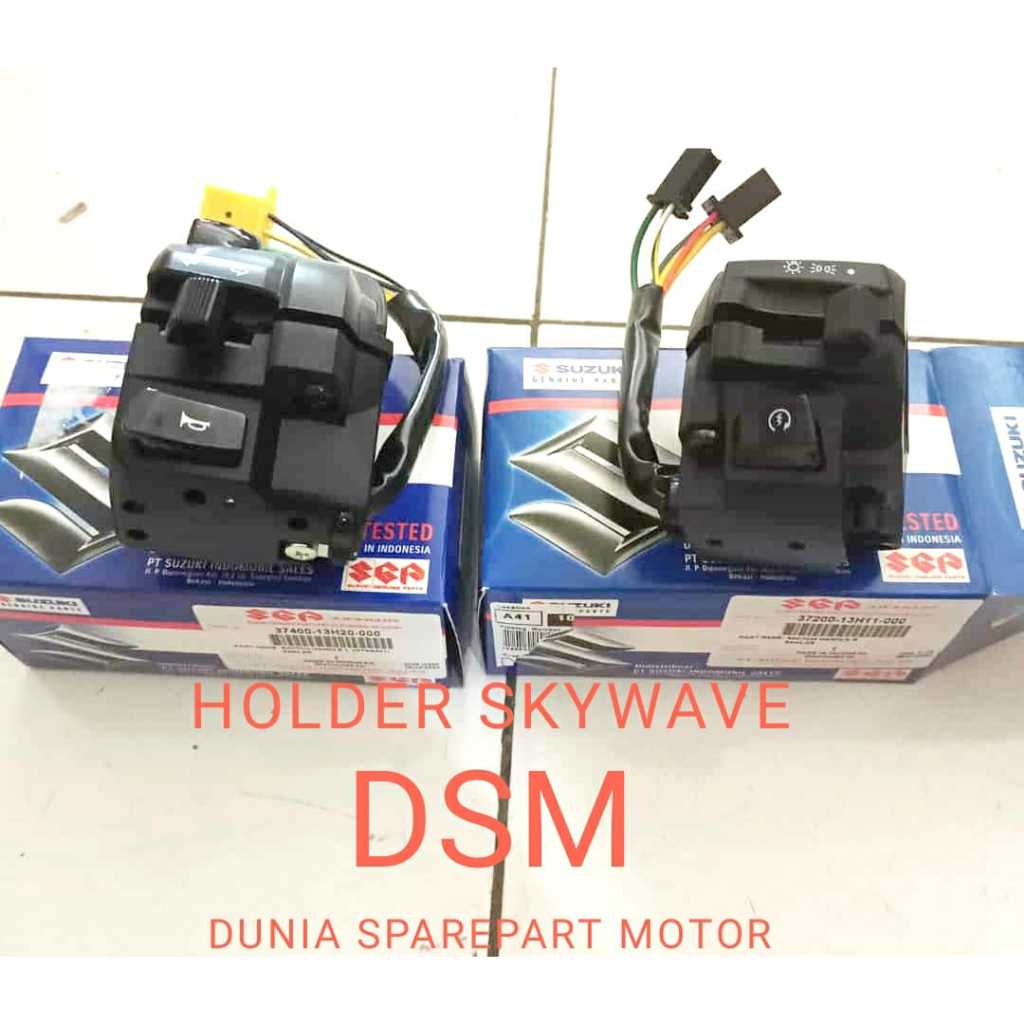 HOLDER SUZUKI SKYWAVE KANAN DAN KIRI SUZUKI GENUINE PARTS SAKLAR KANAN KIRI SUZUKI SKYWAVE