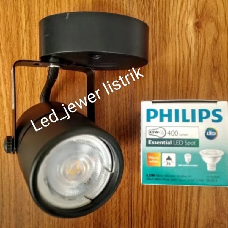 Fitting Lampu Sorot Spot Light Plafon light Philips MR16 220V