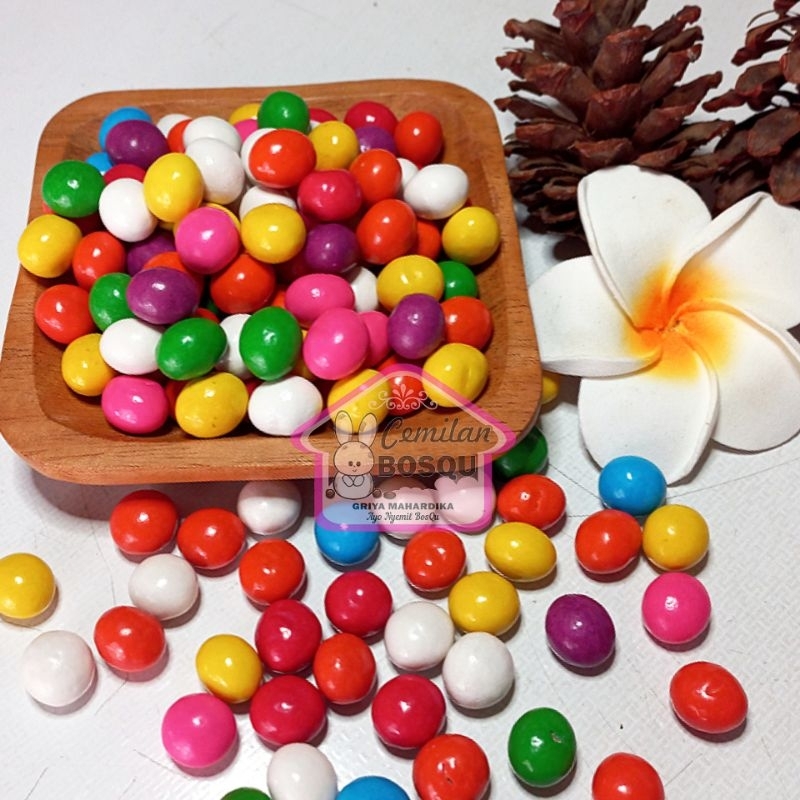 

Permen Biskuit Coklat Warna Warni 250 gr Snack Kiloan