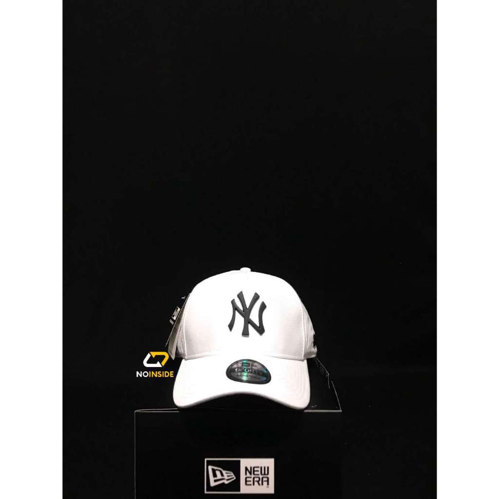 NY putih logo besi /9forty A frame / Topi premium