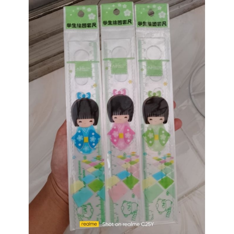 

Penggaris Mimishu Karakter Jepang 20 cm