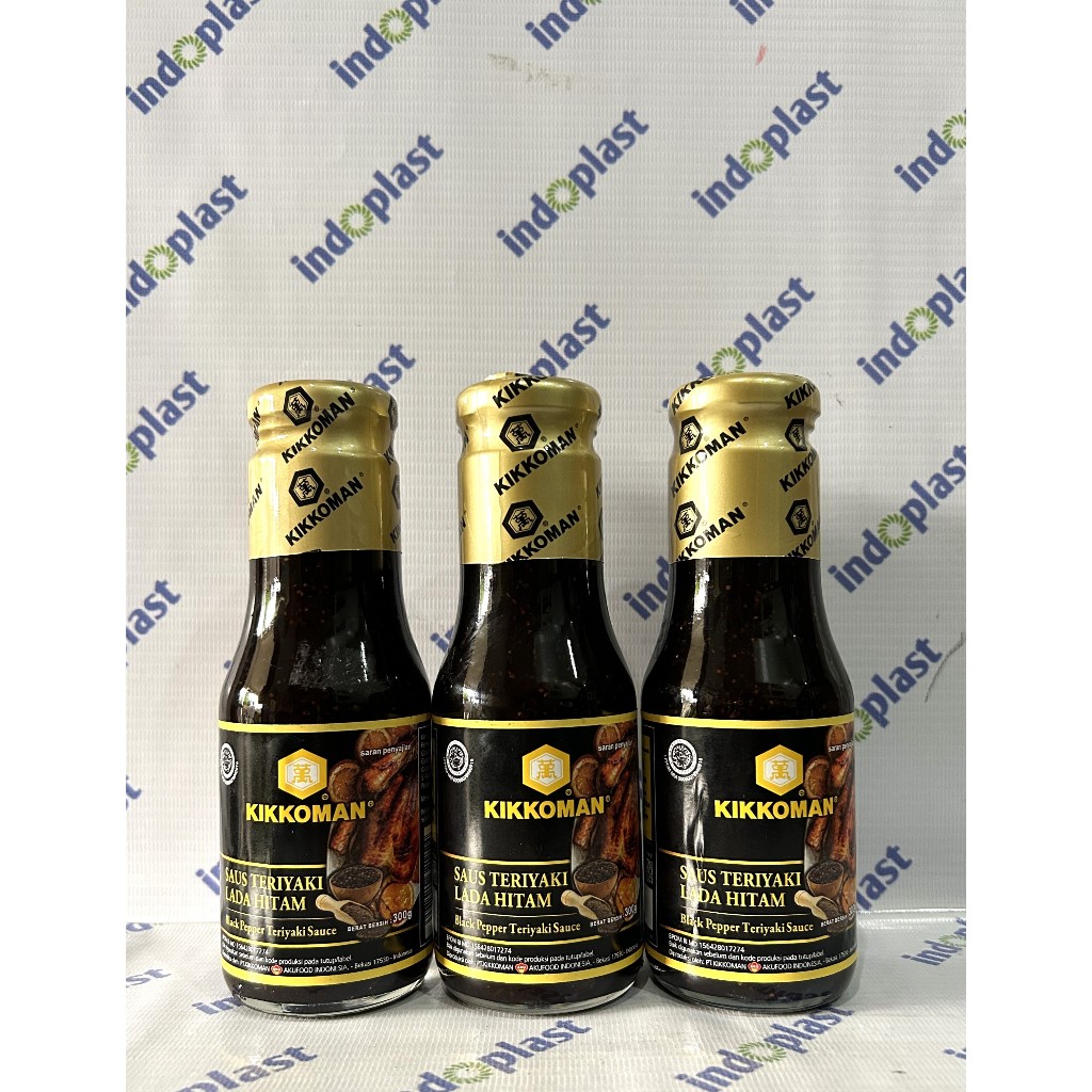 

Saus/sauce Kikkoman Blackpepper Teriyaki 300gram Halal