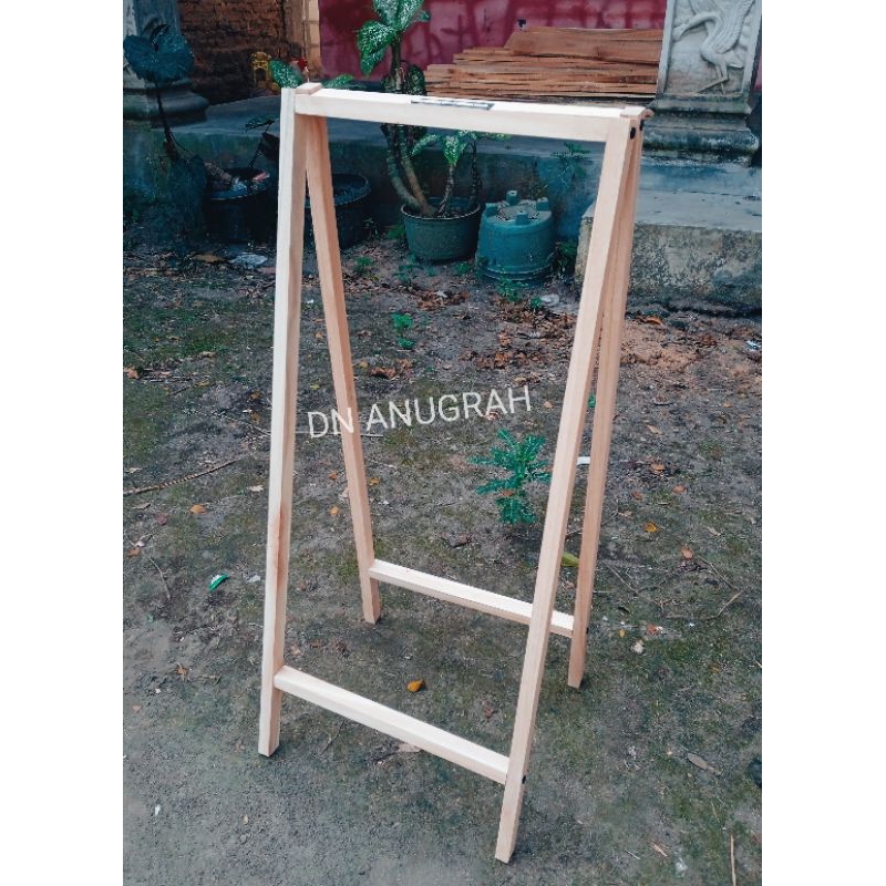 stand banner mini dua sisi 70cm x 50cm