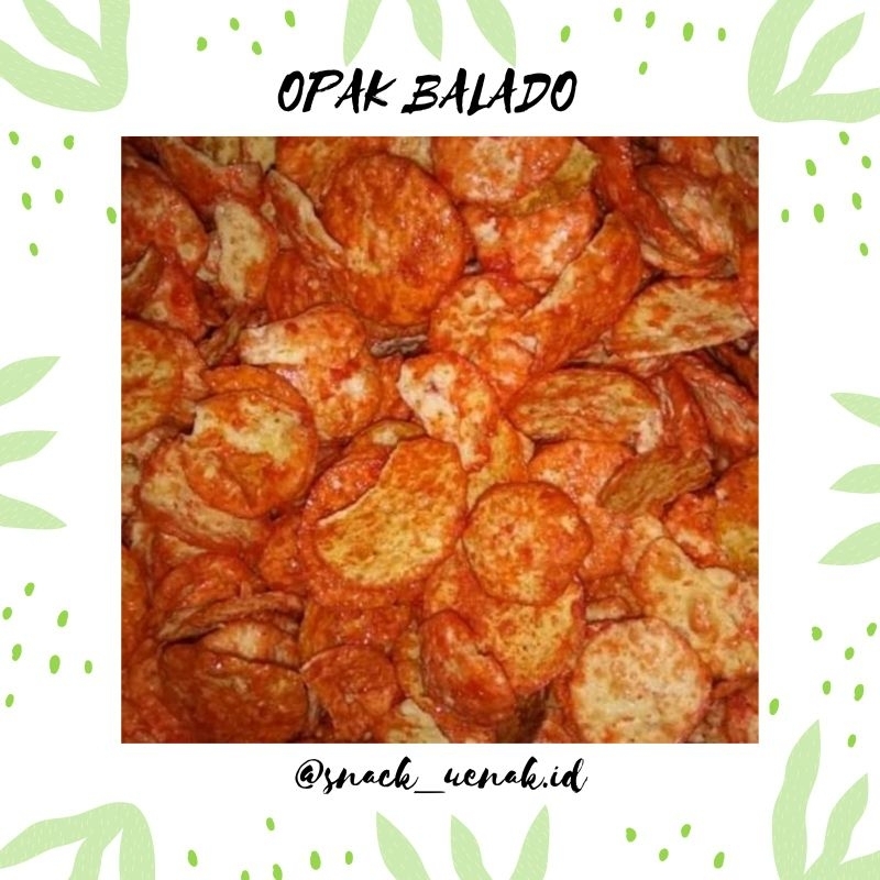 

SNACK KILOAN OPAK BALADO 250 GRAM | CEMILAN MURAH MAKASSAR