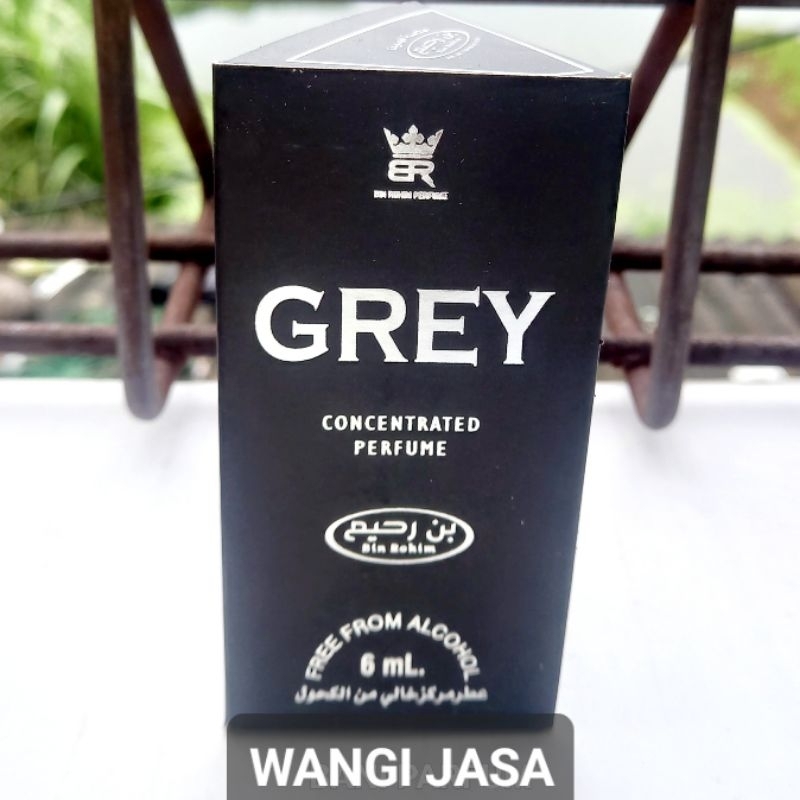 Parfum Roll On Murah Grey 6ml / Parfum Bin Rohim Non Alkohol