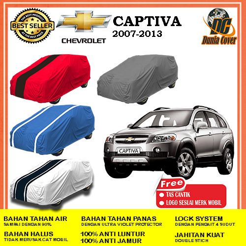 Cover Mobil Chevrolet Captiva 2007 2008 2009 2010 2011 2012 2013 Anti Air Waterproof Outdoor, Sarung