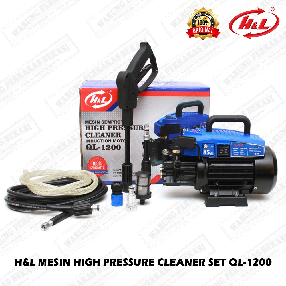 H&L QL 1200 Jet High Pressure Cleaner Listrik Alat Semprot Air Mesin Steam Cuci AC Motor Dan Mobil S