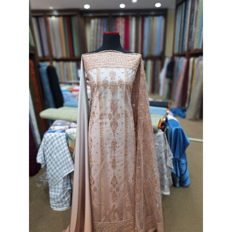 Tulle bordir sapto|Tulle bordir motif - Mediantsm