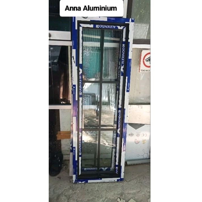 Jendela Aluminium 150cm X 50cm Bahan Alexindo