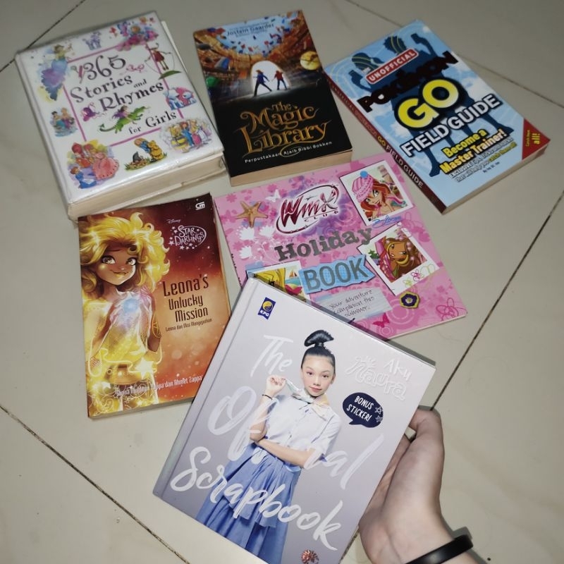 Buku Anak-Anak Import & Lokal Preloved Pokemon GO, AkuNaura, Winx Club, Star Darlings