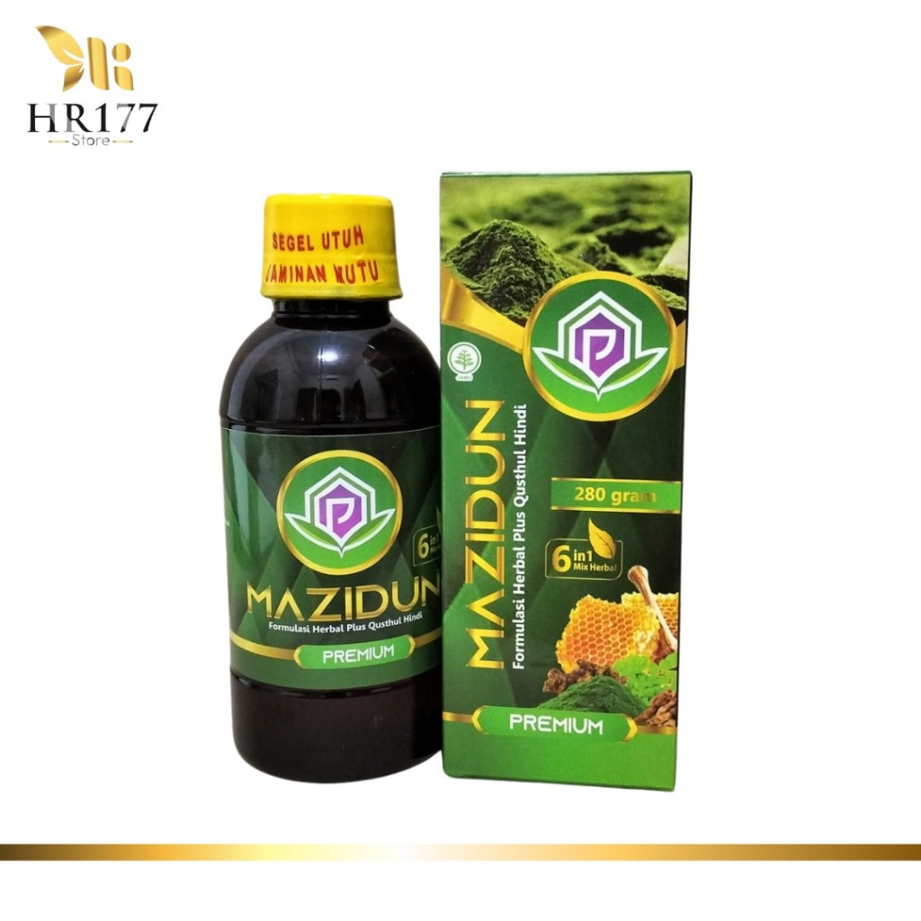 Madu Mazidun Hijau Herbal Sakit Lambung Gerd Maag Plus Qusthul Hindi 280 gr