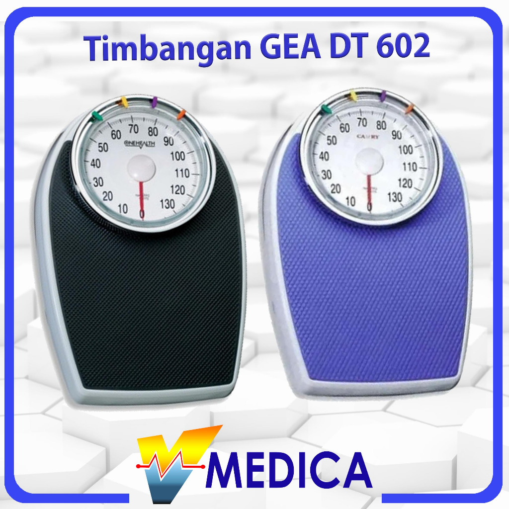 Timbangan Badan Manual Jarum Model Oval Gea DT602 / Timbangan Manual Jarum Awet