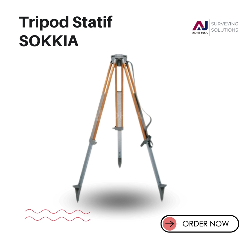 Alumunium Tripod Sokkia / Statif Total Station Sokkia Original