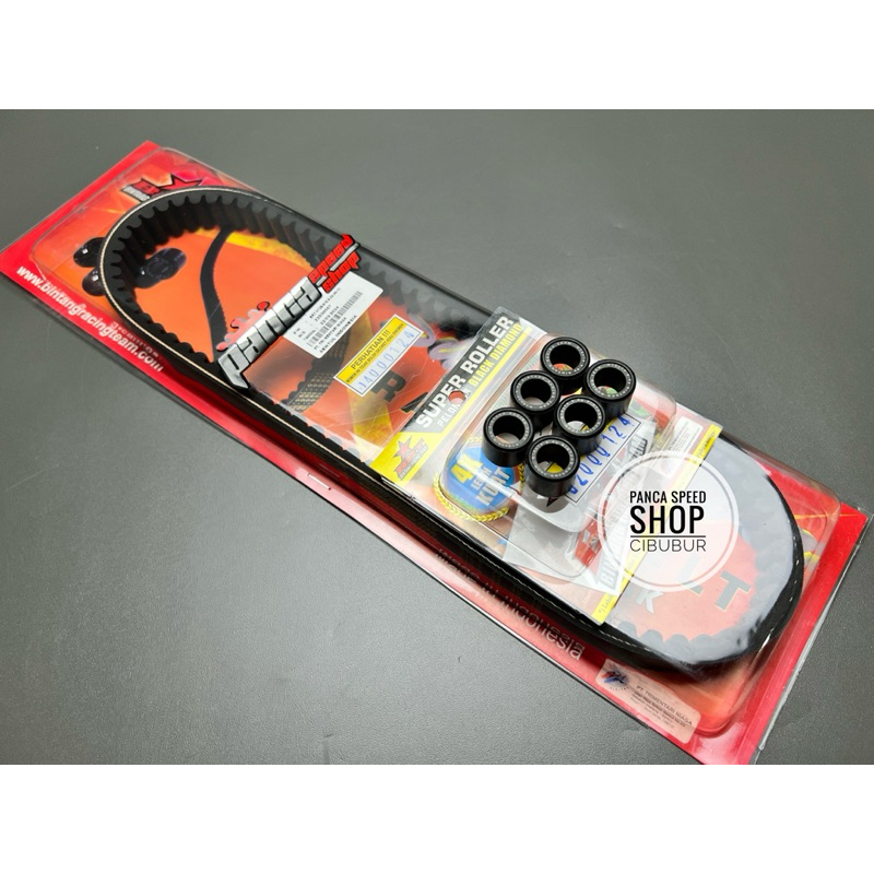 VANBELT V-BELT BRT RACING MIO M3 FINO 125 SOUL GT 125 MIO 125 VANBELT PAKET ROLLER