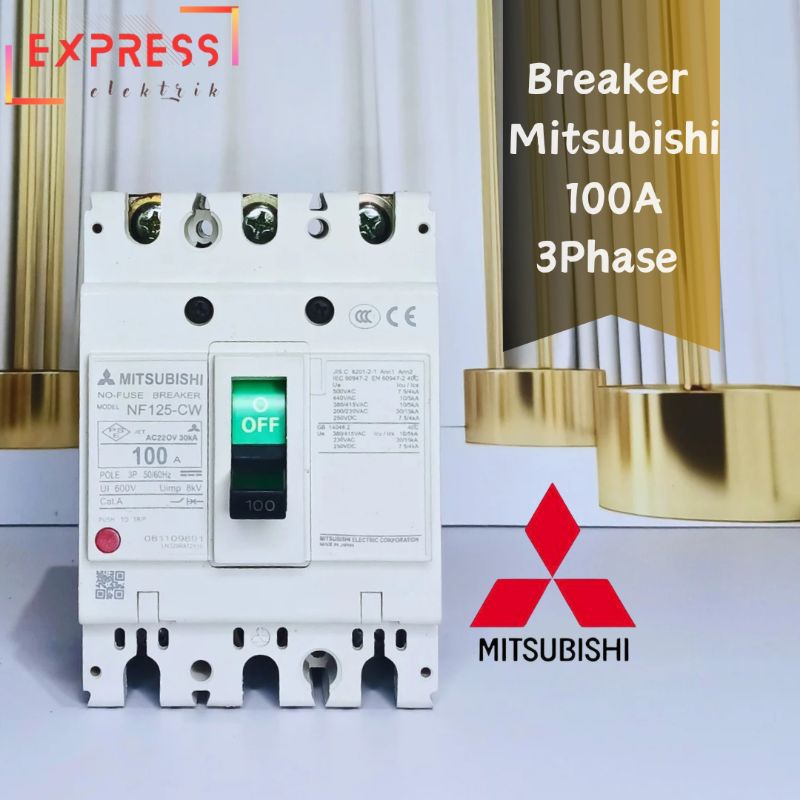 MCCB Breaker Mitsubishi NF125-CW 100A