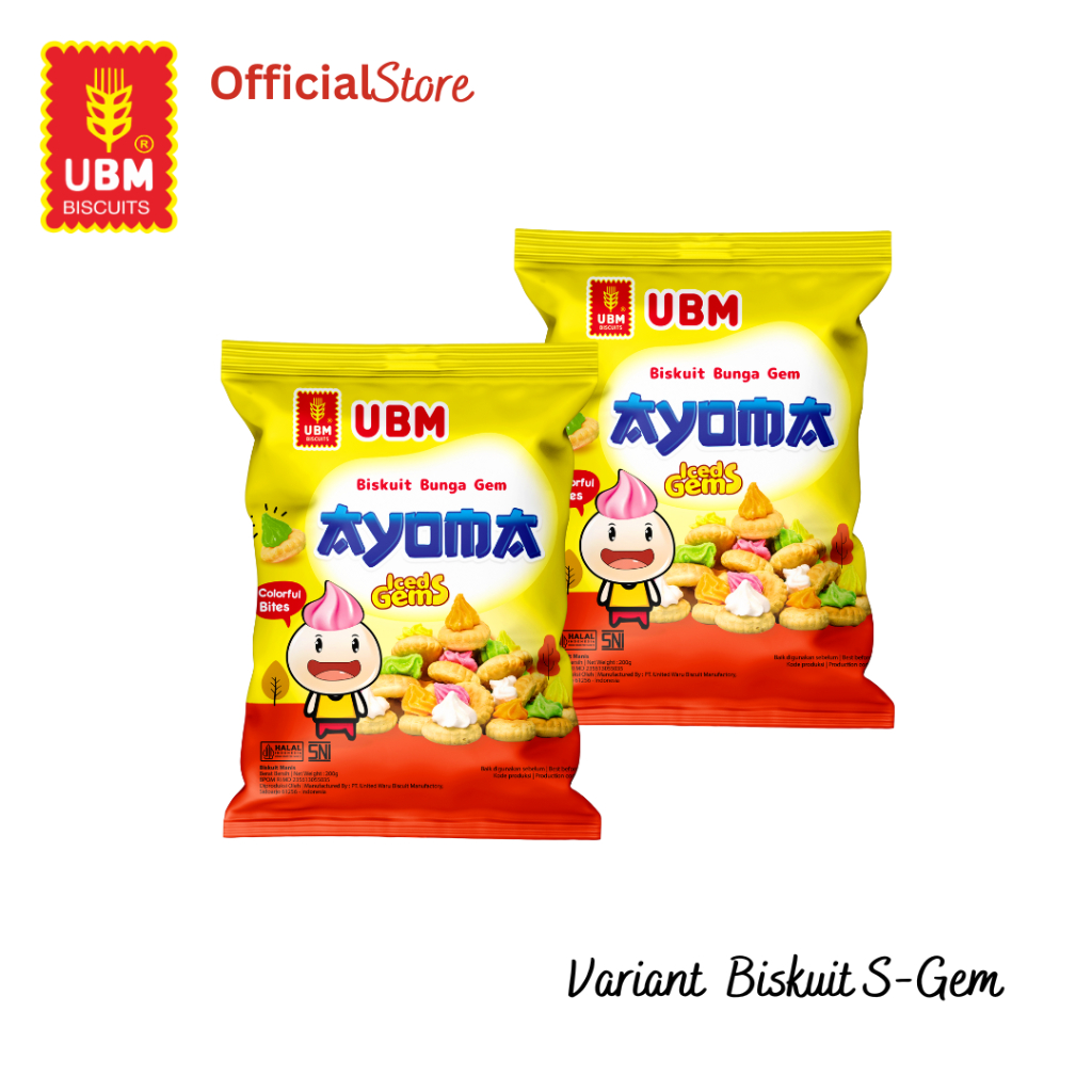 

UBM Biscuit Ayoma Iced Gem 40g