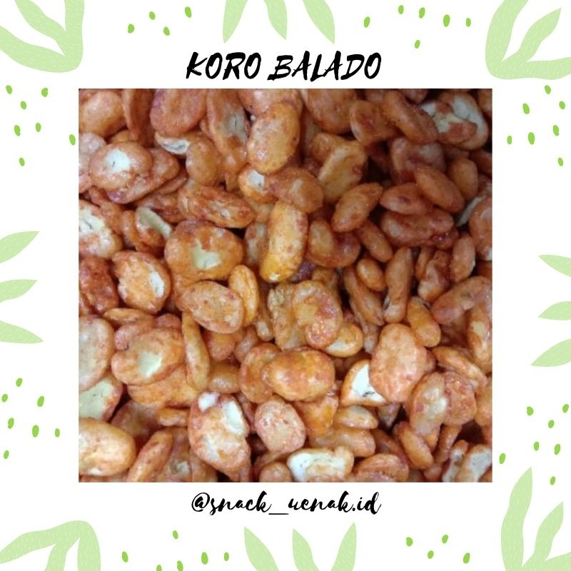 

SNACK KILOAN KACANG KORO KUPAS BALADO 250 GRAM | CEMILAN MURAH MAKASSAR