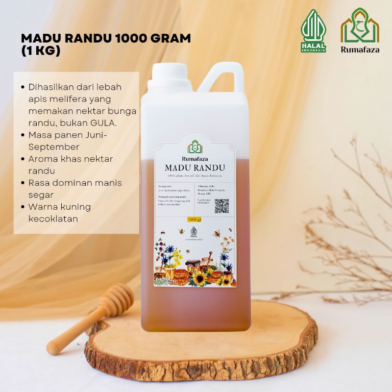 

Madu Rumafaza Nektar Randu Murni Alami Bukan SOS Kemasan 1 Kg